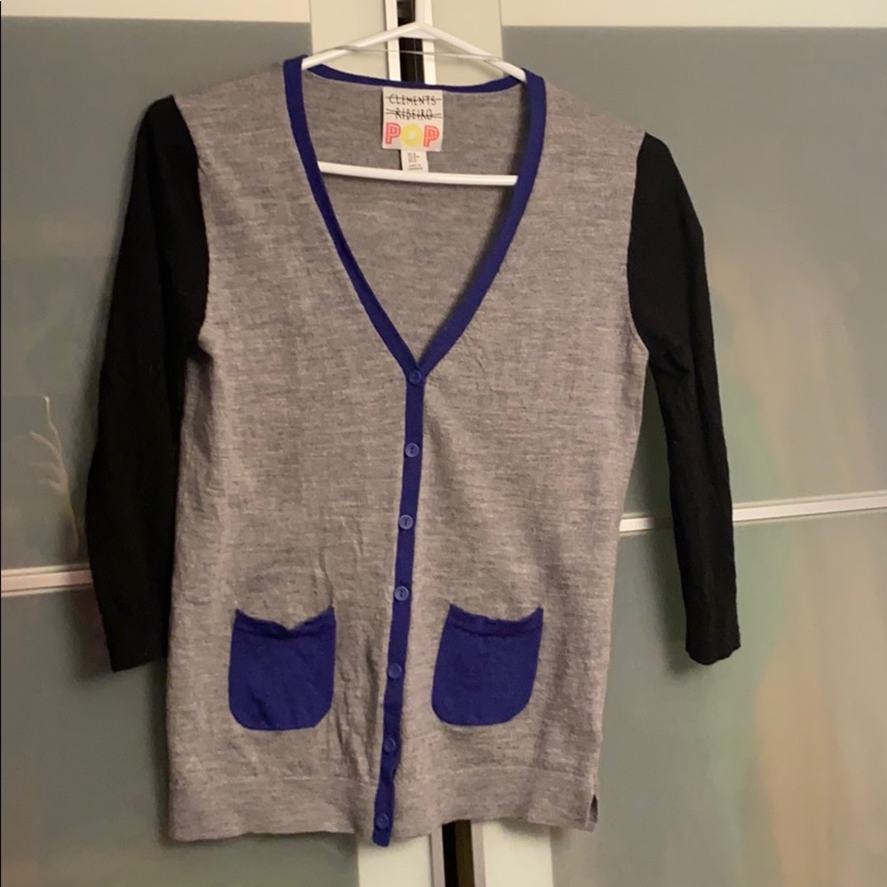 Merino wool cardigan